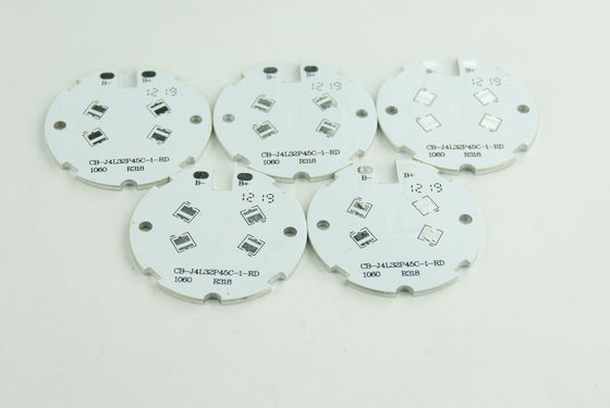 White Solder Mask Round Led PCB Board Printed Circuit Board Manufacturer