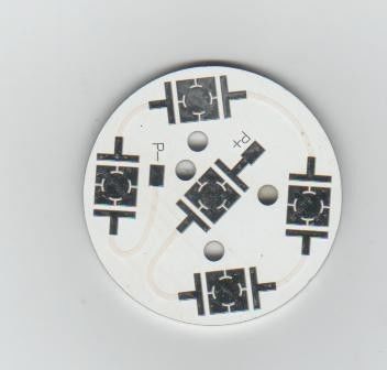 1 OZ 2 OZ Rigid Metal Core Round PCB 4 Layer , High Power MCPCB Prototype