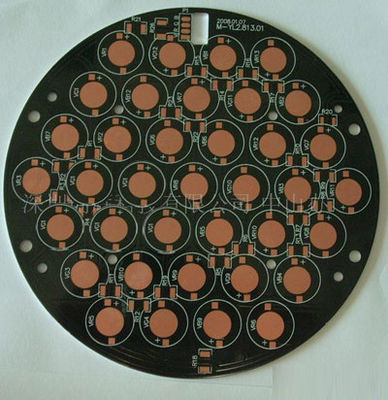 Round / Square Electronics 1.6mm Aluminum Led PCB Assembly , LED Lighting PCB