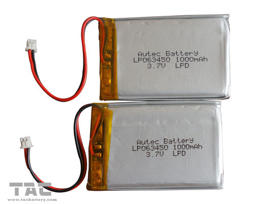 GSP351624 3.7V 100mAh Polymer Lithium Ion Battery cell with PCB for HEV and EV