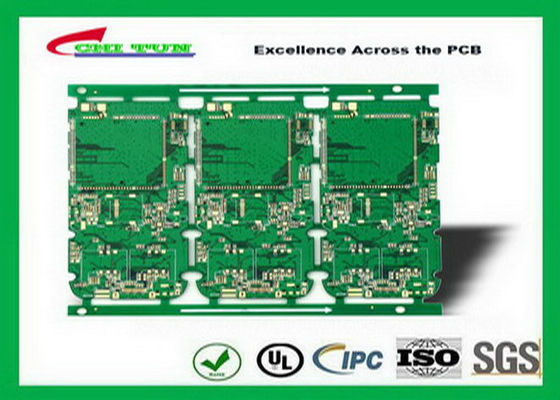 Cell phone circuit  board  FR4 2.1mm board thickness Chem Gold