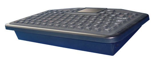 Bluetooh wireless desktop waterproof silicone industrial keyboard with touchpad