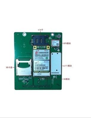 4 D1 Realtime Recording H.264 Car DVR PCB Board Assembly